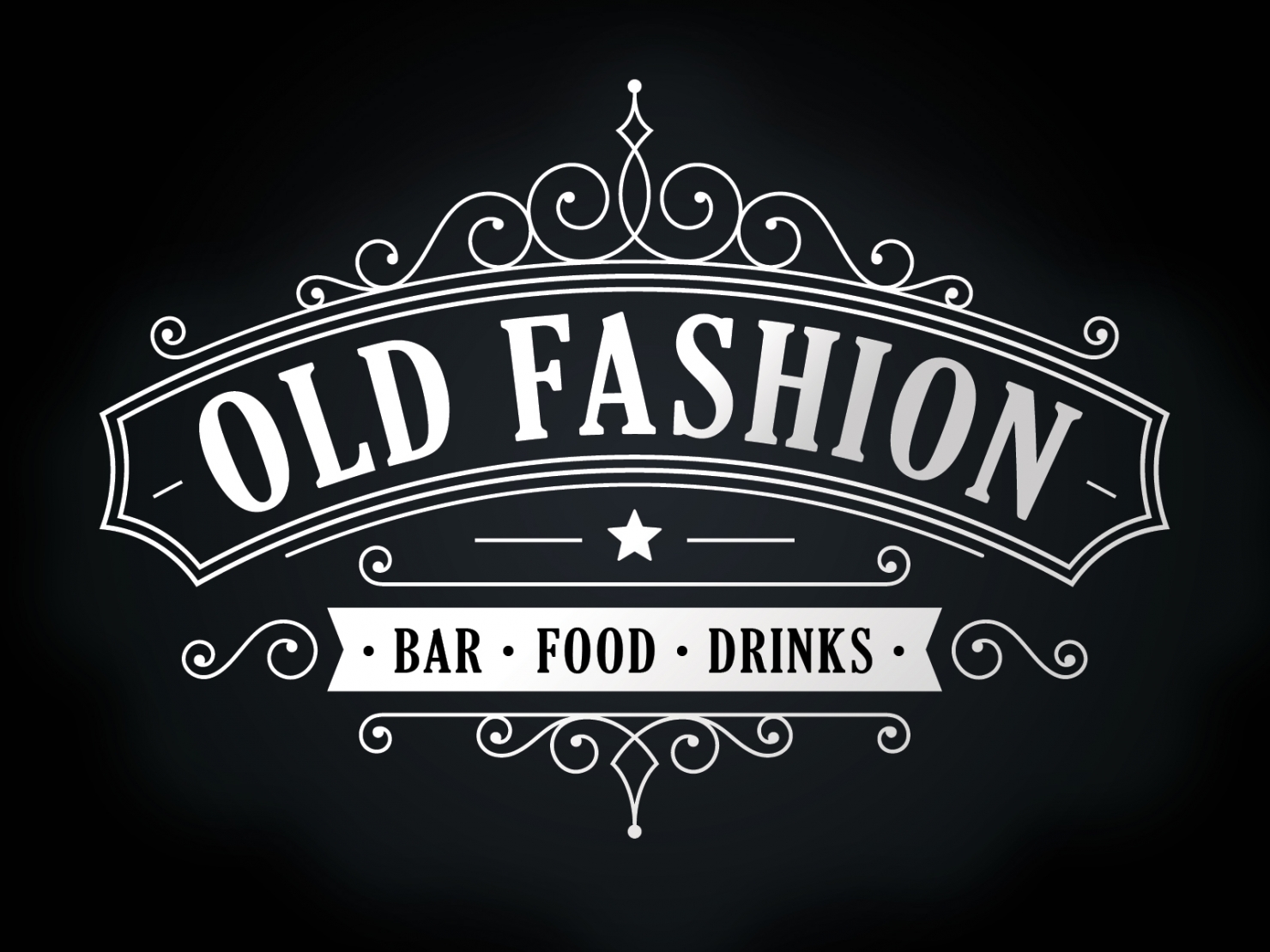 Bar "Old Fashion" logo
